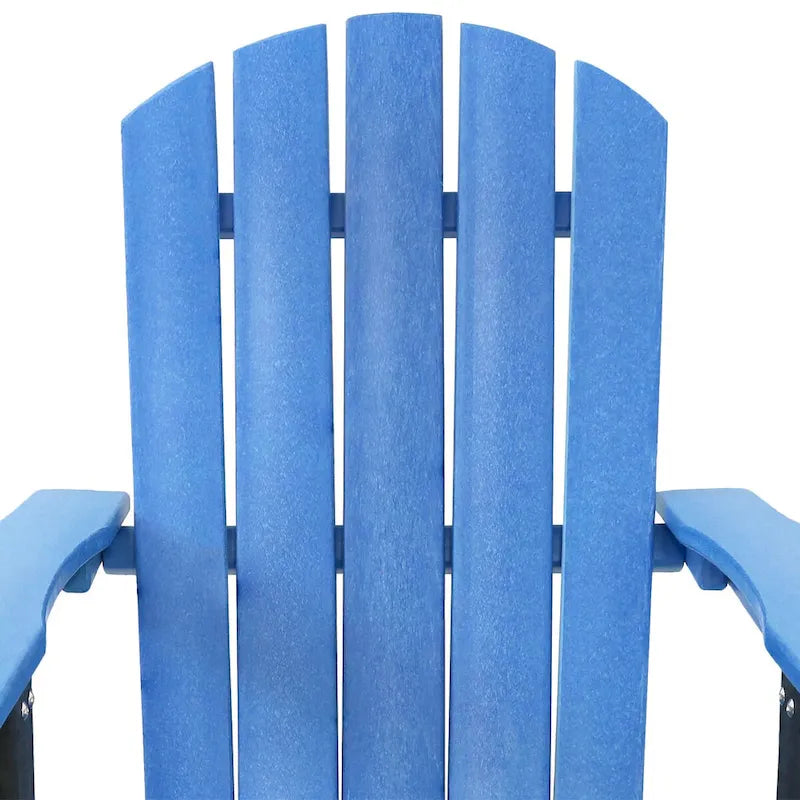 Chaise Adirondack d'extérieur Sunnydaze tout temps avec porte-gobelet