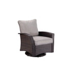 Fauteuil pivotant en tissu Williamsport 2 pièces