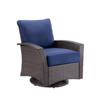 Fauteuil pivotant en tissu Williamsport 2 pièces