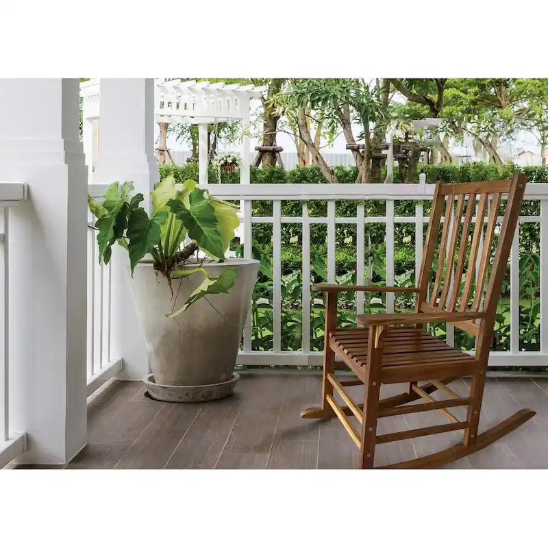 Fauteuil à bascule sans coussin