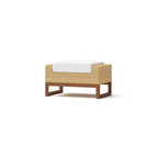 Ensemble de fauteuil club et repose-pieds d'extérieur Mili Sunbrella 5 pièces