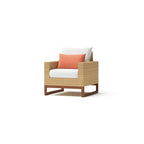 Ensemble de fauteuil club et repose-pieds d'extérieur Mili Sunbrella 5 pièces