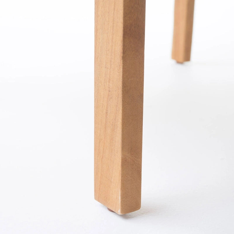 Ensemble de conversation de patio en bois 4 pièces avec table et coussins en bois d'acacia