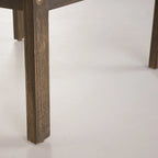 Ensemble de conversation de patio en bois 4 pièces avec table et coussins en bois d'acacia