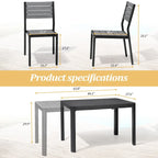 Ensemble de mobilier de salle à manger d'extérieur Pellabant 5/7 pièces - Non disponible