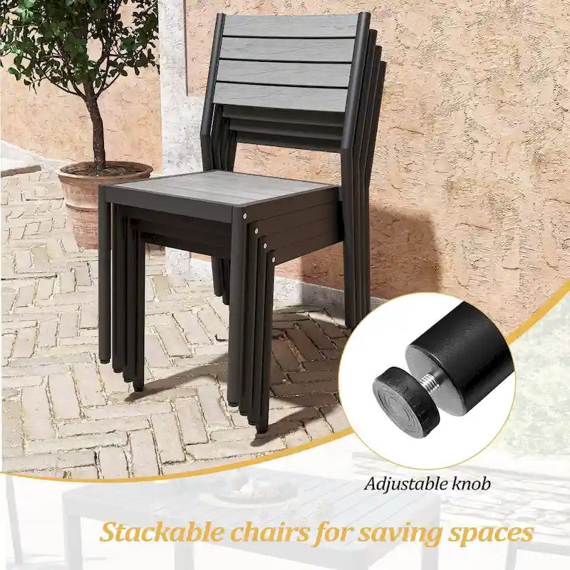 Ensemble de mobilier de salle à manger d'extérieur Pellabant 5/7 pièces - Non disponible