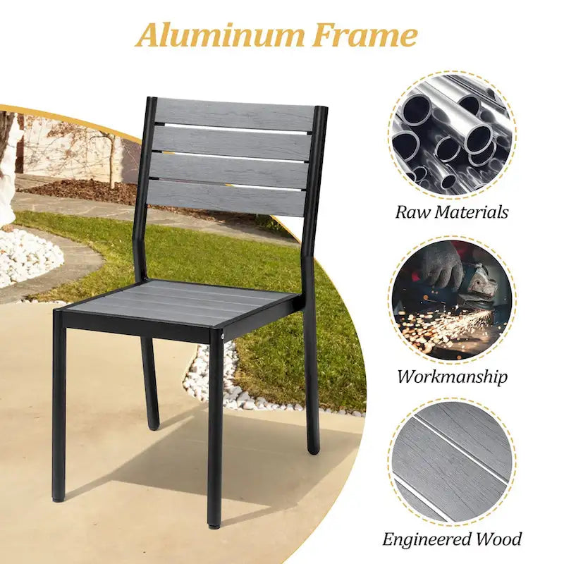 Ensemble de mobilier de salle à manger d'extérieur Pellabant 5/7 pièces - Non disponible