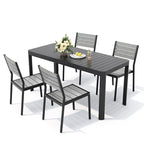 Ensemble de mobilier de salle à manger d'extérieur Pellabant 5/7 pièces - Non disponible