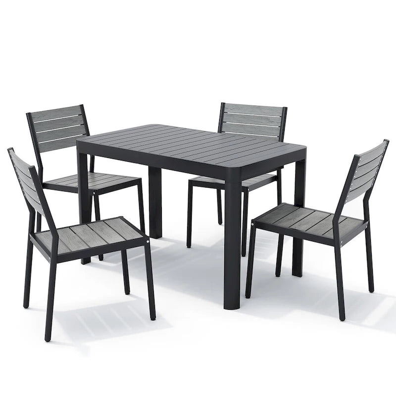 Ensemble de mobilier de salle à manger d'extérieur Pellabant 5/7 pièces - Non disponible