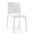 Chaises d'appoint empilables modernes WRGHOME pour terrasse, intérieur/extérieur (lot de 2) - 84,2 cm H x 47 cm L x 55,5 cm P