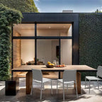 Chaises d'appoint empilables modernes WRGHOME pour terrasse, intérieur/extérieur (lot de 2) - 84,2 cm H x 47 cm L x 55,5 cm P