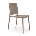 Chaises d'appoint empilables modernes WRGHOME pour terrasse, intérieur/extérieur (lot de 2) - 84,2 cm H x 47 cm L x 55,5 cm P