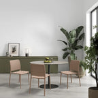 Chaises d'appoint empilables modernes WRGHOME pour terrasse, intérieur/extérieur (lot de 2) - 84,2 cm H x 47 cm L x 55,5 cm P