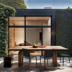 Chaises d'appoint empilables modernes WRGHOME pour terrasse, intérieur/extérieur (lot de 2) - 84,2 cm H x 47 cm L x 55,5 cm P