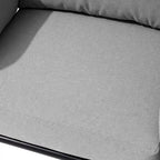 Fauteuil à bascule d'extérieur VredHom en forme d'œuf avec coussin et auvent pliable