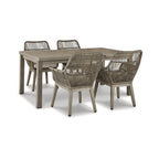 Ensemble de jardin 5 pièces beige « Beach Front » de Signature Design by Ashley - 42 po L x 71/94 po P x 30 po H