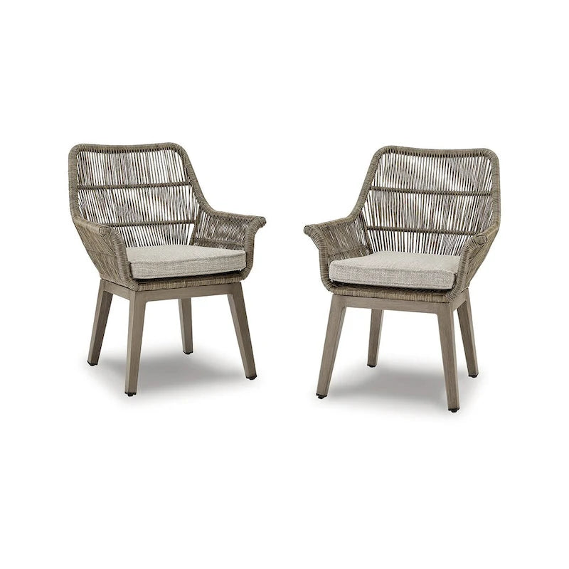 Ensemble de jardin 5 pièces beige « Beach Front » de Signature Design by Ashley - 42 po L x 71/94 po P x 30 po H