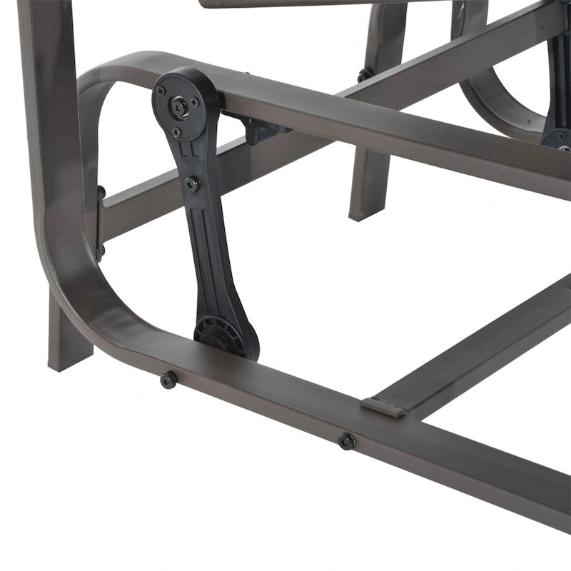 Fauteuil berçant d'extérieur avec mécanisme de bascule fluide