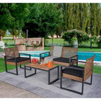 Ensemble de mobilier de patio 4 pièces WW