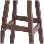 Tabourets de comptoir ronds d'extérieur Polytrends Laguna HDPE tous temps 24 pouces (ensemble de 3)