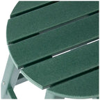 Tabourets de comptoir ronds d'extérieur Polytrends Laguna HDPE tous temps 24 pouces (ensemble de 3)