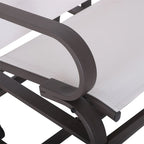 Fauteuil à bascule d'extérieur Outsunny