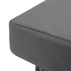 Mobilier de patio, mobilier d'extérieur, mobilier saisonnier en résine tressée, ensemble de 6 meubles en résine tressée avec table basse en verre trempé