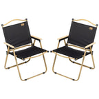 2 Pack Folding Camping Chair, Lightweight & Portable Beach Chairs Armchairs, for Festivals, Picnic and Hiking
