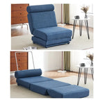 Fauteuil une place, canapé-lit une place pliable avec oreiller