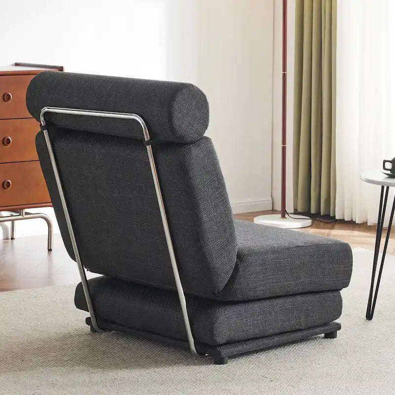 Fauteuil une place, canapé-lit une place pliable avec oreiller