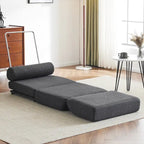 Fauteuil une place, canapé-lit une place pliable avec oreiller