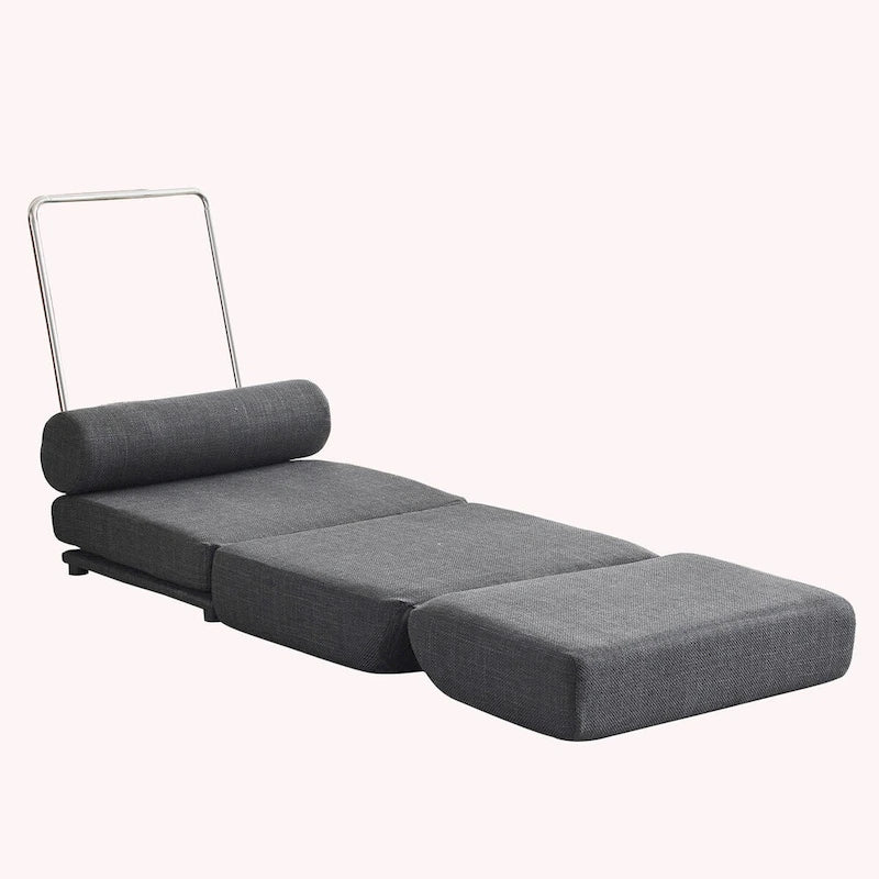 Fauteuil une place, canapé-lit une place pliable avec oreiller