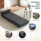 Fauteuil une place, canapé-lit une place pliable avec oreiller