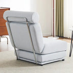 Fauteuil une place, canapé-lit une place pliable avec oreiller