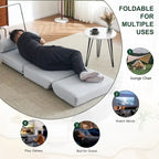 Fauteuil une place, canapé-lit une place pliable avec oreiller