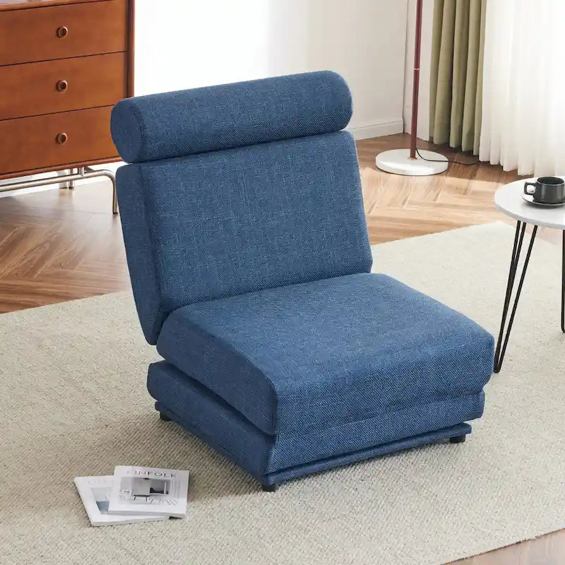 Fauteuil une place, canapé-lit une place pliable avec oreiller