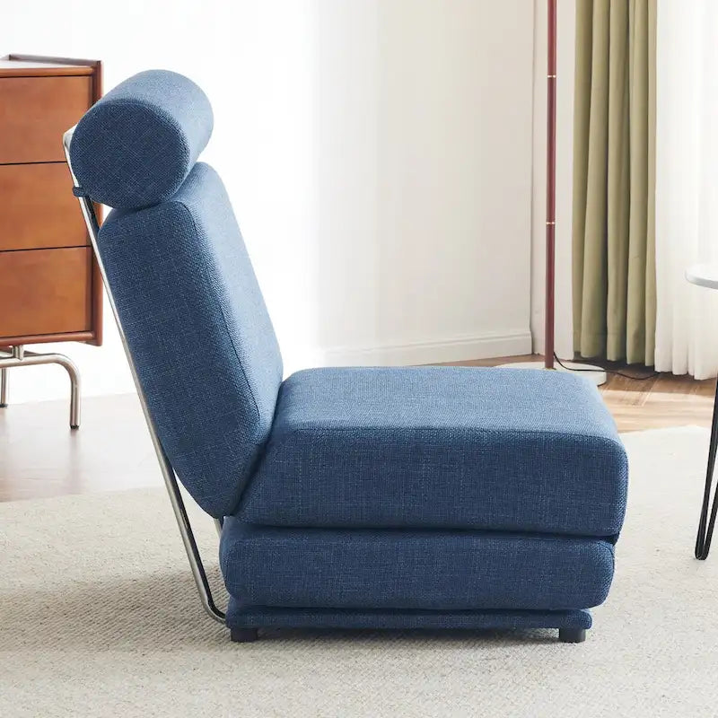 Fauteuil une place, canapé-lit une place pliable avec oreiller