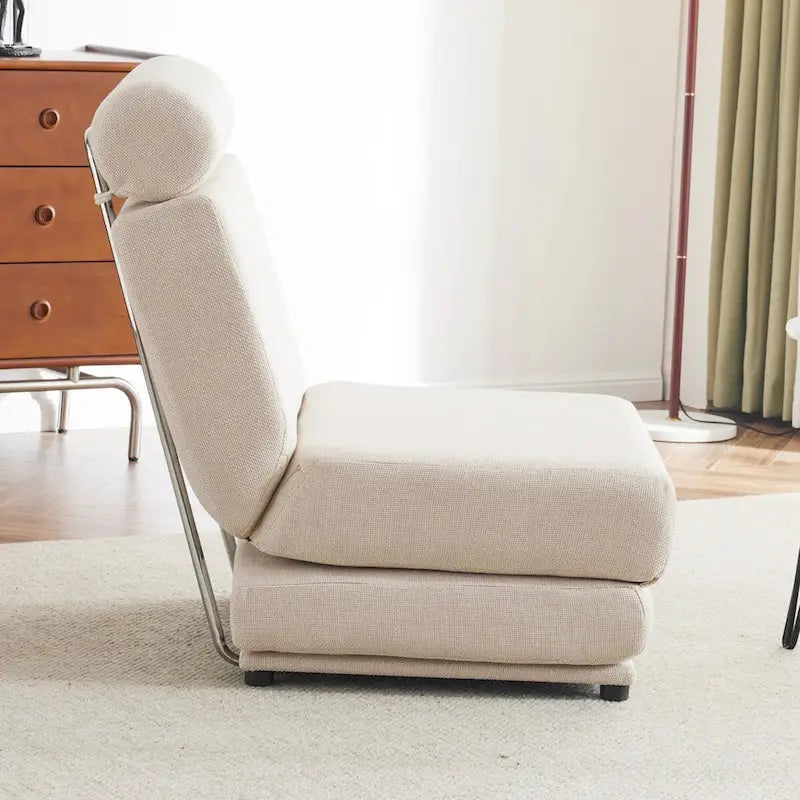 Fauteuil une place, canapé-lit une place pliable avec oreiller