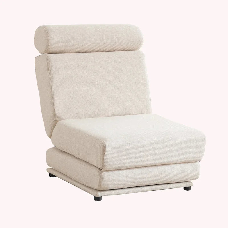 Fauteuil une place, canapé-lit une place pliable avec oreiller