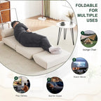 Fauteuil une place, canapé-lit une place pliable avec oreiller