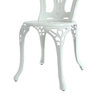 Ensemble de 2 chaises de bistro en aluminium moulé