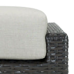 Ensemble de salon de jardin Portofino Casual 7 pièces Sunbrella avec foyer intégré