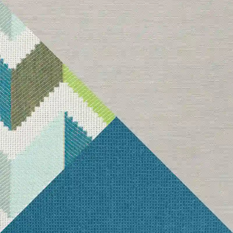 Ensemble de salon de jardin Portofino Casual 7 pièces Sunbrella avec foyer intégré