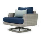 Ensemble de salon de jardin Portofino Casual 7 pièces Sunbrella avec foyer intégré