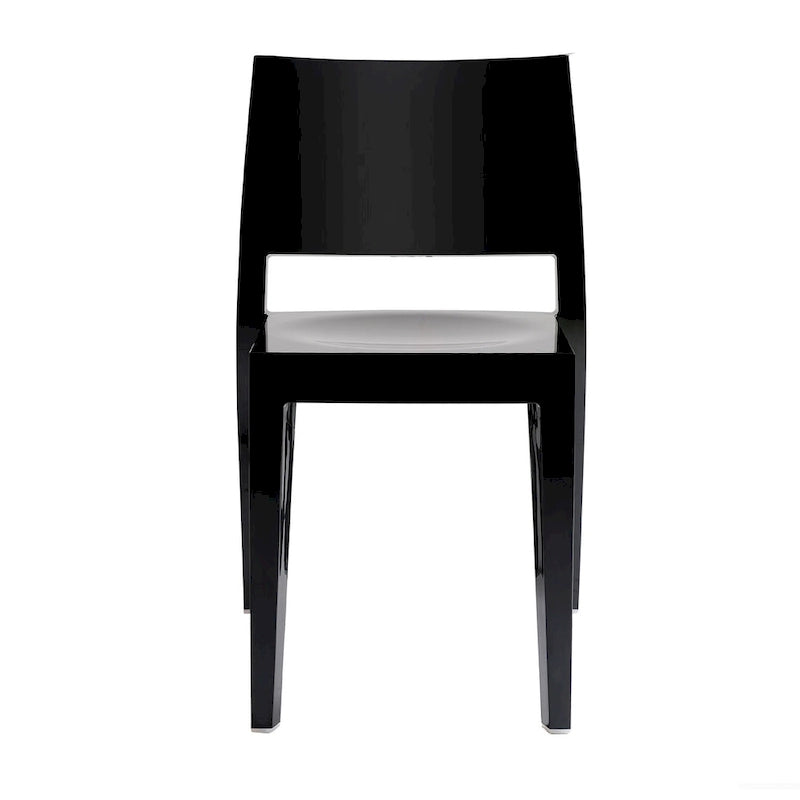 Chaises d'appoint empilables modernes WRGHOME pour terrasse, intérieur/extérieur (lot de 2) - 79 cm H x 49 cm L x 50 cm P