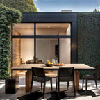 Chaises d'appoint empilables modernes WRGHOME pour terrasse, intérieur/extérieur (lot de 2) - 79 cm H x 49 cm L x 50 cm P