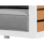 Ensemble de canapés d'extérieur, tables, ensemble de canapés d'extérieur en aluminium