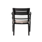 Ensemble de 4 chaises de salle à manger d'extérieur