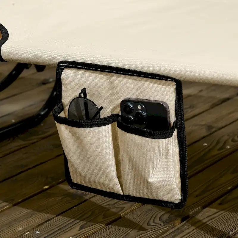 Chaises longues pliantes pour piscine, chaises longues d'extérieur avec auvent