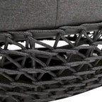 Fauteuil de jardin Willow 35,5 en tissu tressé avec repose-pieds